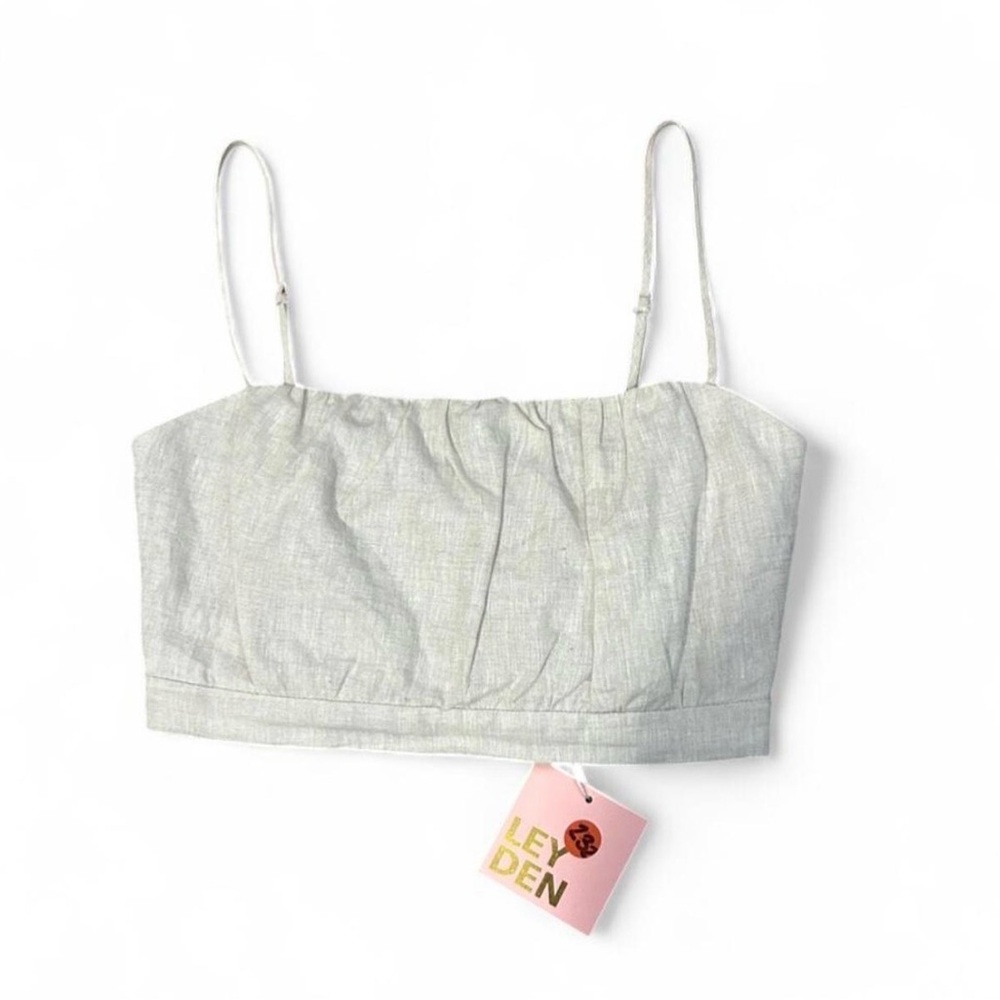 NWT Leyden Women's Light Gray Camisole Top
